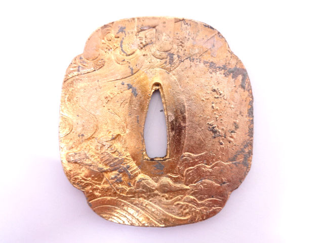 Thumbnail: Tsuba Katana Hand Guard - Samurai & Stream