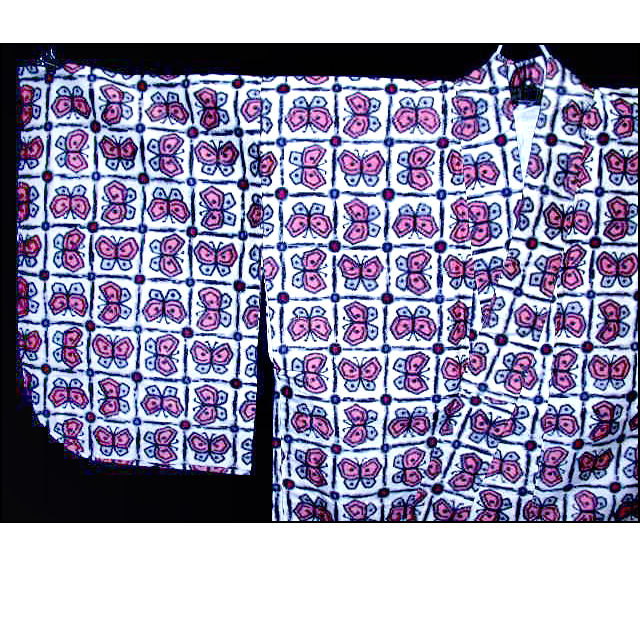Thumbnail: Butterfly Meisen Silk Kimono