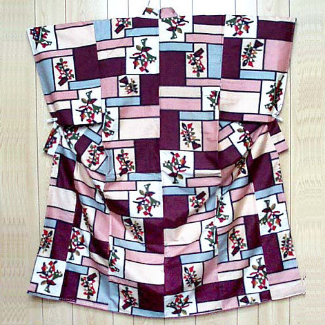 Thumbnail: Meisen Silk 1930 - 1940s Kimono
