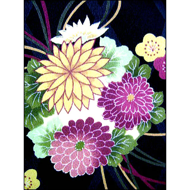 Thumbnail: Floral Roundels Ko Furisode