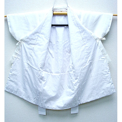 Thumbnail: Child's White Silk Kimono & Hifu