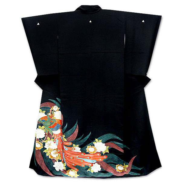 Thumbnail: Peacock & Peonies Tomesode Kimono