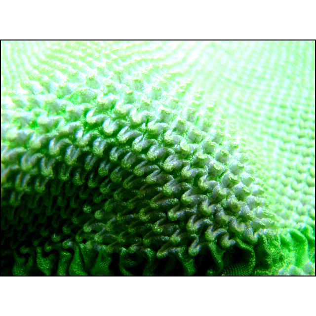 Thumbnail: Green Silk Shibori Obiage 5