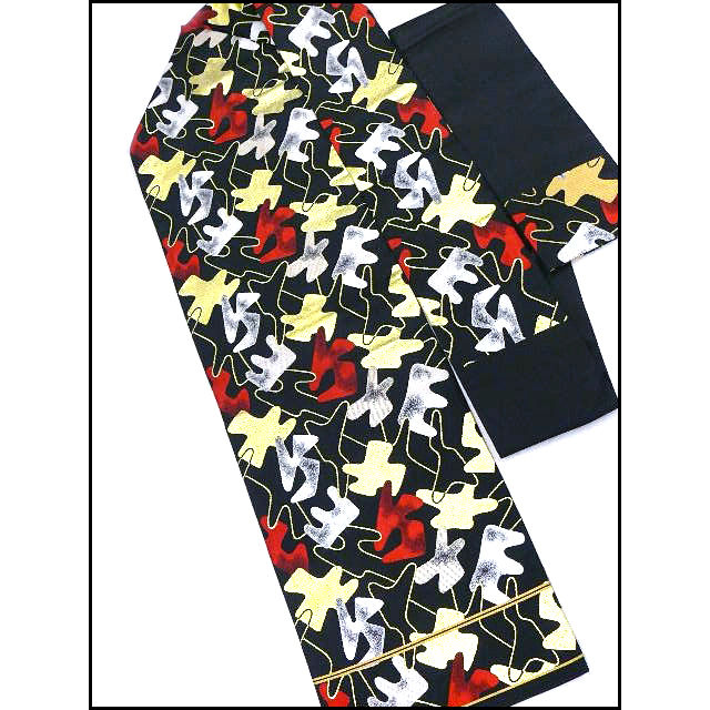 Abstract  Black Nagoya Obi 2