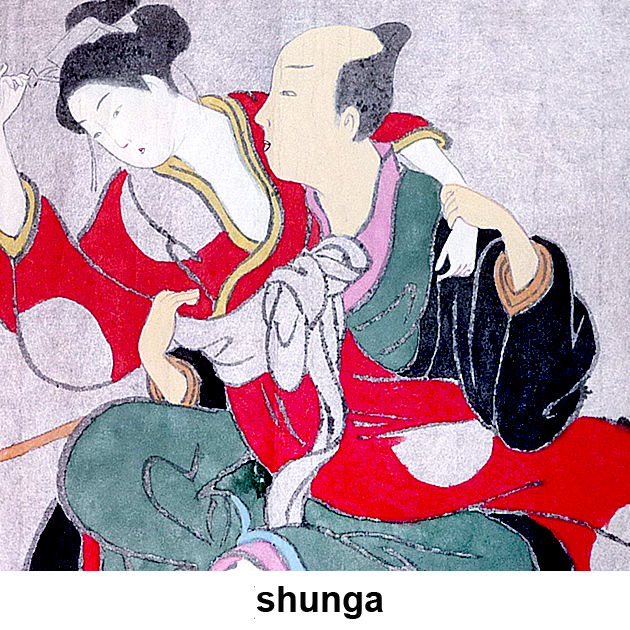 Thumbnail: Antique Japanese Shunga Painting #5 - Erotic Art