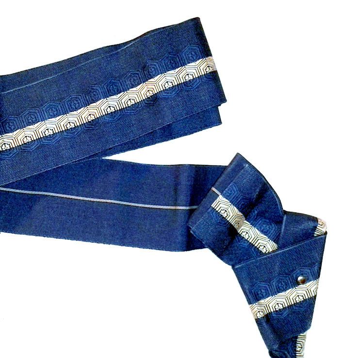 Thumbnail: Silk Pre-Tied Kaku Obi 5