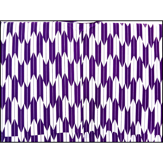 Thumbnail: Purple & White Yagasuri Kimono