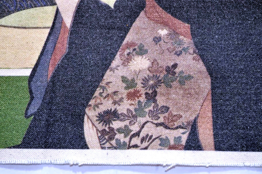 Thumbnail: Cotton Woodblock Ukiyo-E Print #1