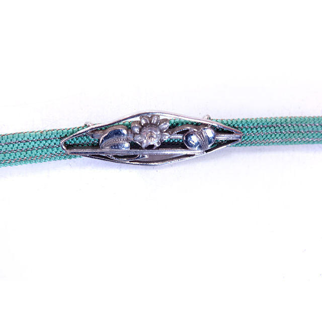Thumbnail: Antique Diamonté Flower Obidome