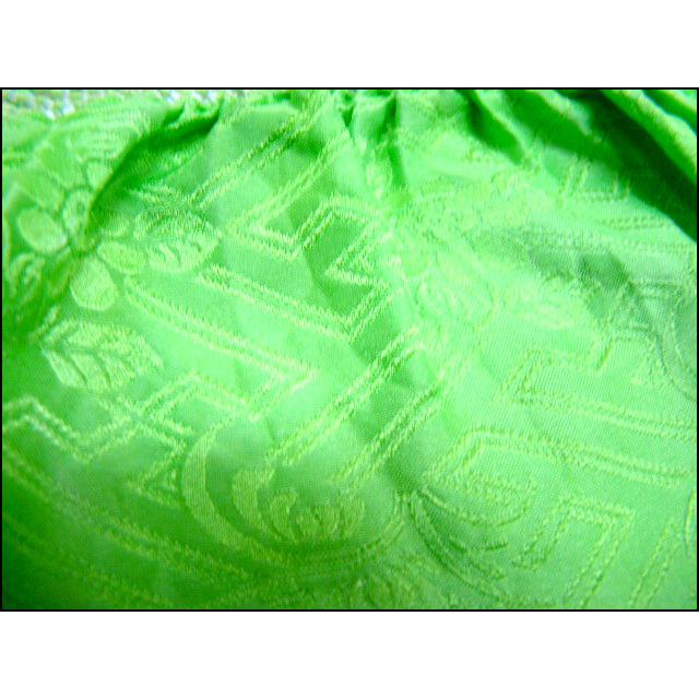 Thumbnail: Green Silk Shibori Obiage 3