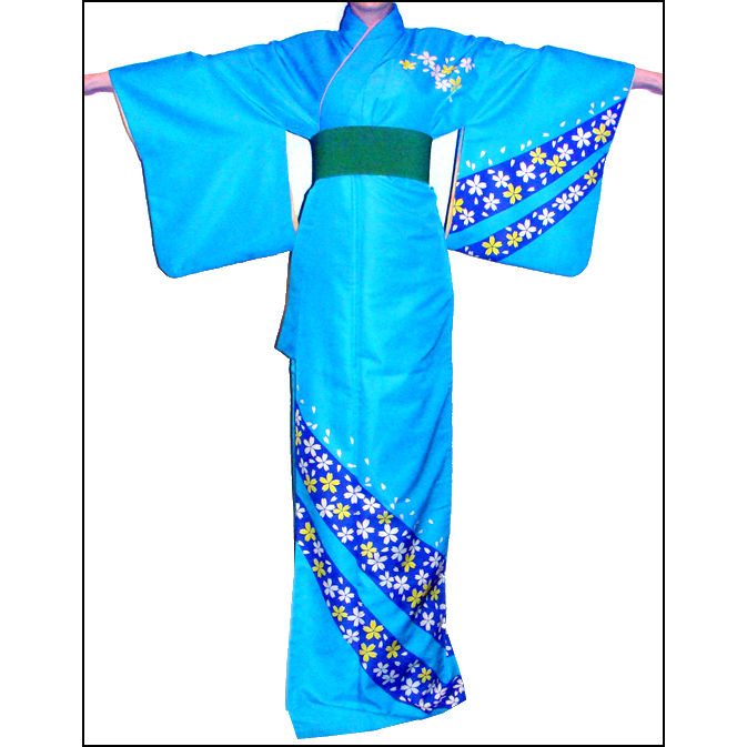 Thumbnail: Blossom on Blue Kimono