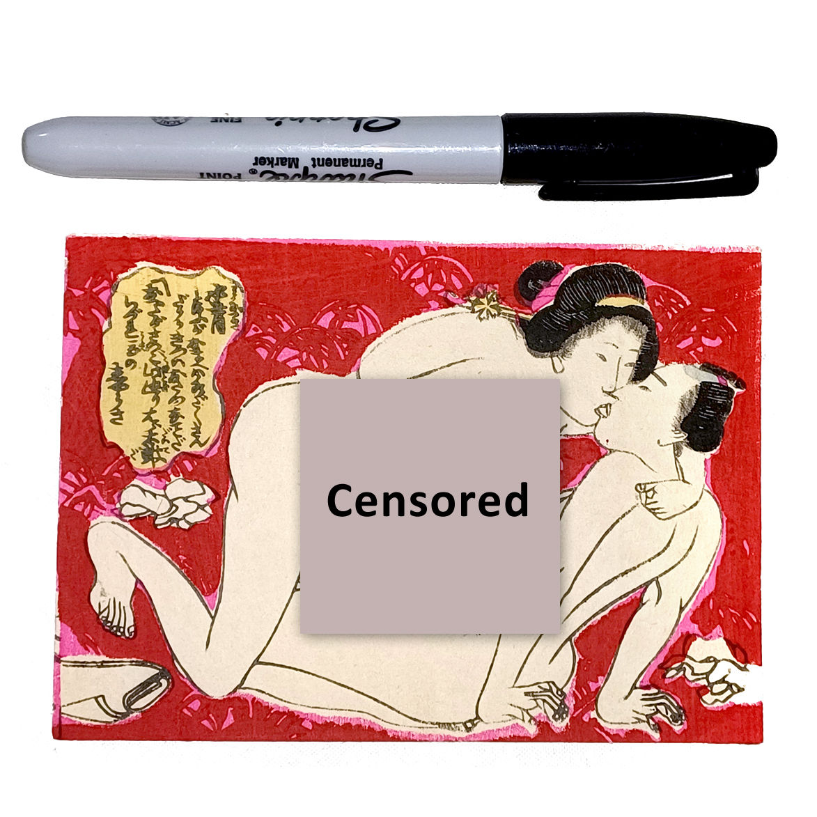 Meiji Shunga - Erotic Art Woodblock Print
