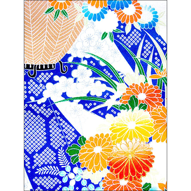 Thumbnail: Tabane Noshi Silk Japanese Furisode Kimono - Wafuku 5