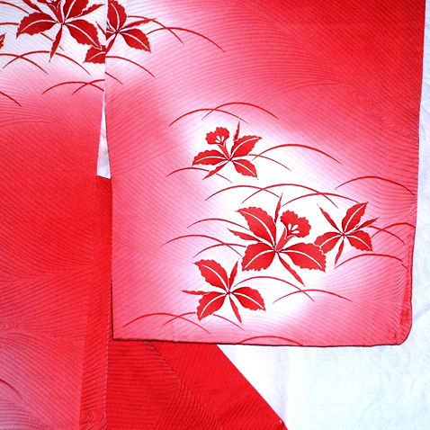 Thumbnail: Orchids Silk Japanese Haori Kimono Jacket 5