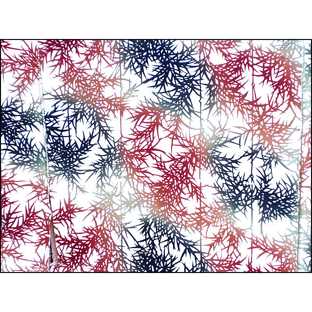 Thumbnail: Shaded Branches Haori kimono jacket 3