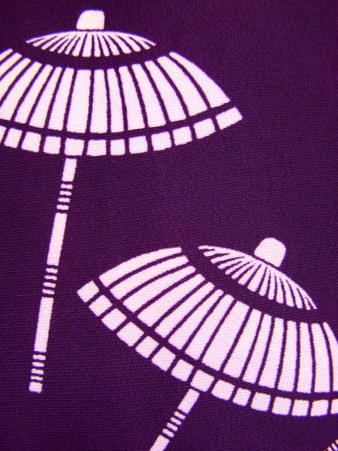 Thumbnail: Parasols Galore Purple Kimono