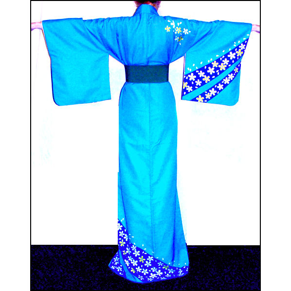 Thumbnail: Blossom on Blue Kimono