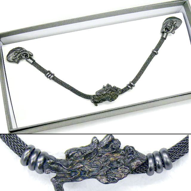 Thumbnail: Dragon & Lizards Men's Metal Himo