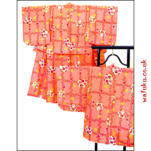 Pretty Haori & Kimono Set Wafuku