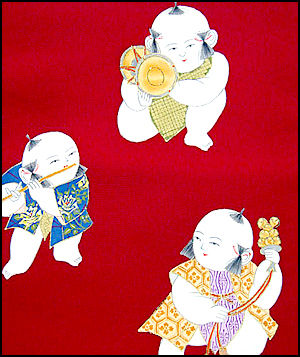 Thumbnail: Gosho Ningyo Red Nagoya Obi