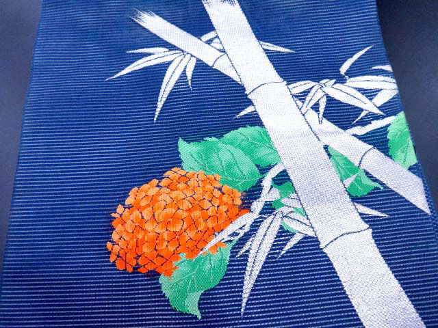 Thumbnail: Bamboo & Hydrangea Nagoya Obi
