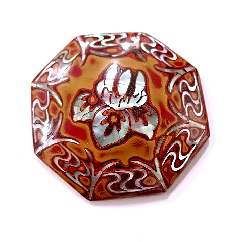 Thumbnail: Beautiful Mother of Pearl Inlay Obidome