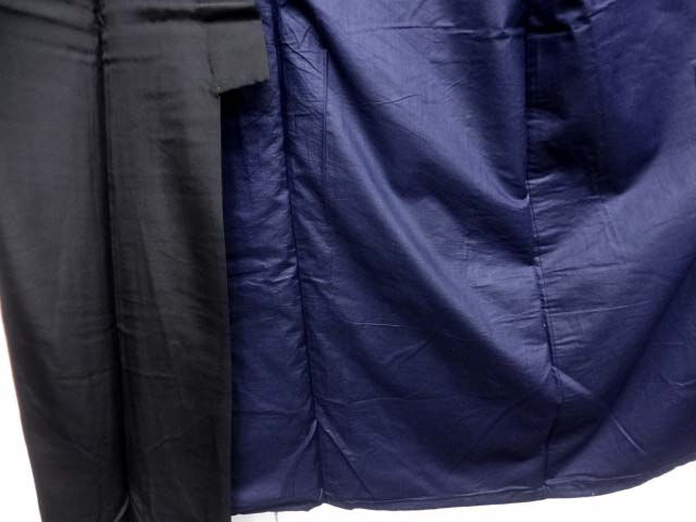 Thumbnail: Black Pure Silk Montsuki Ensemble