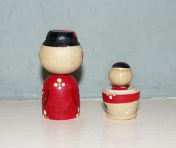 Thumbnail: Nesting Kokeshi Doll - B