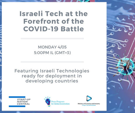 Israeli Tech at the Forefront of the COVID-19 Battle