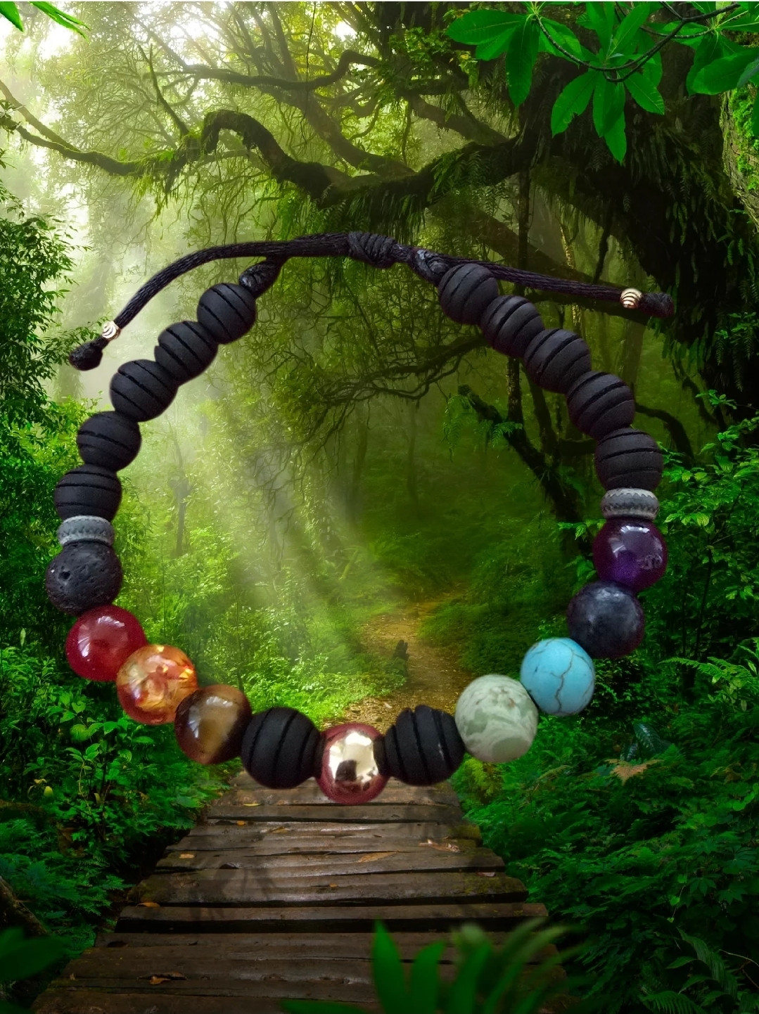Pulsera 7 Chakras - detalle