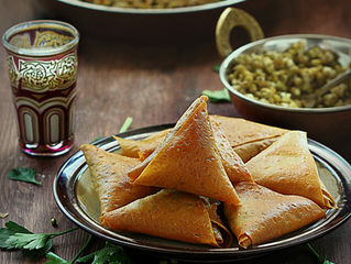 Saudi Samosas with Mung beans filling