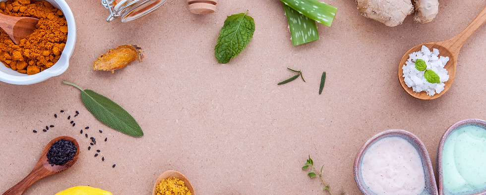 Natural Ingredients Display