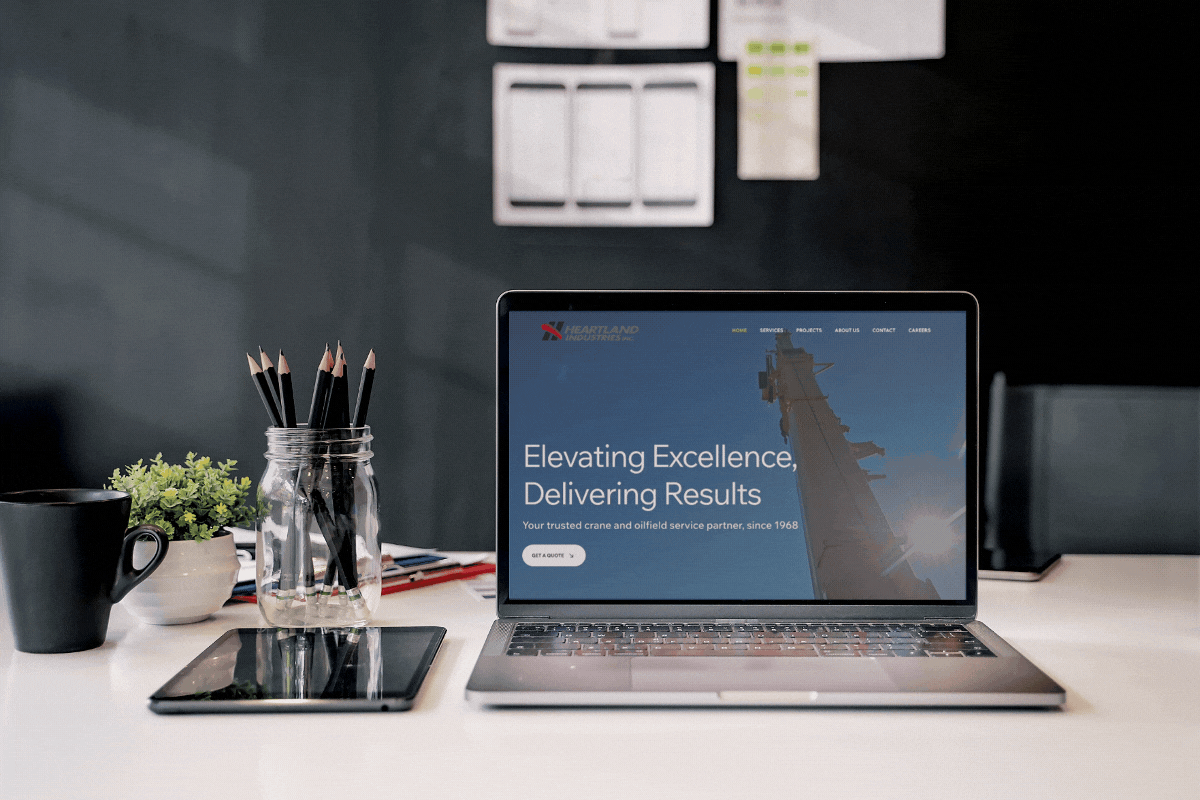 Website Design Tips for Non-Techy Business Owners | Heartland Industries Website | Melissa Zimmermann VA