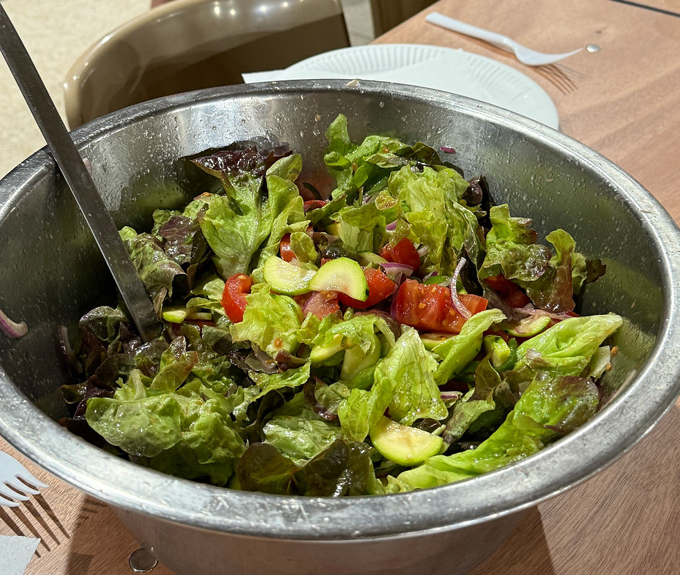 Salad in the French Alps