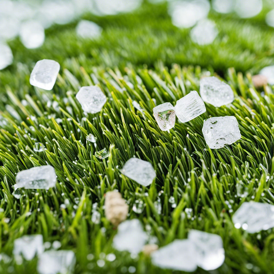 prevent ice buildup on artificial turf lawn
