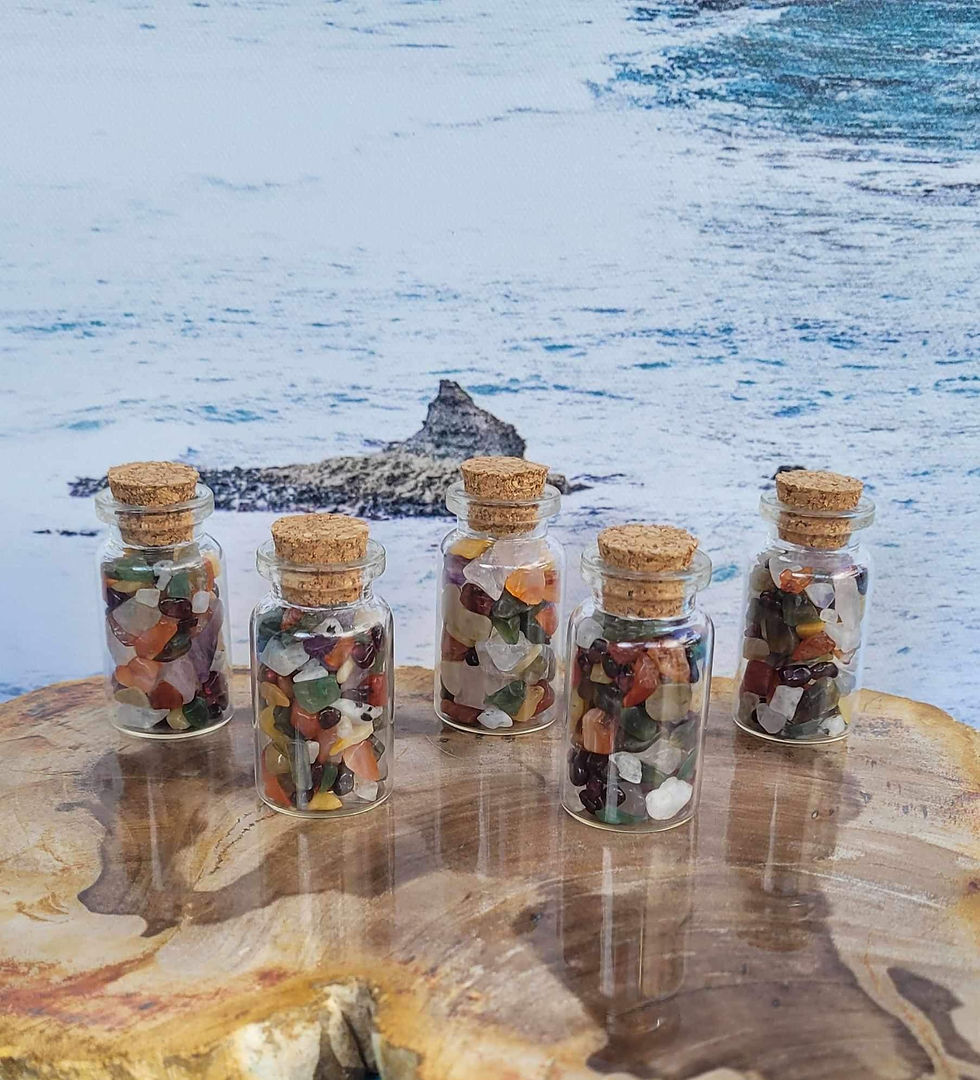 Mixed Crystal Chips Bottle