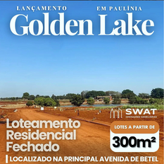 Residencial Golden Lake Paulínia com lotes a partir de 300m²