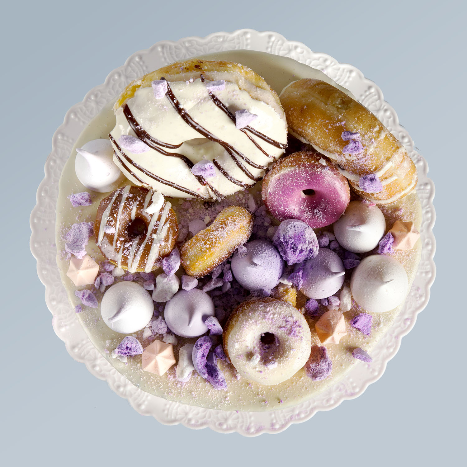 Arranged Food and Objects