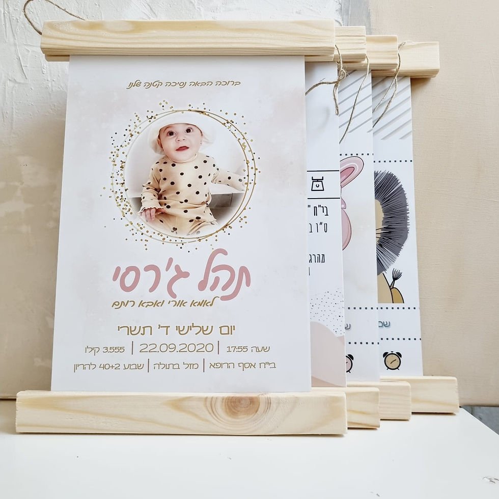 Thumbnail: תעודת לידה עם תמונה