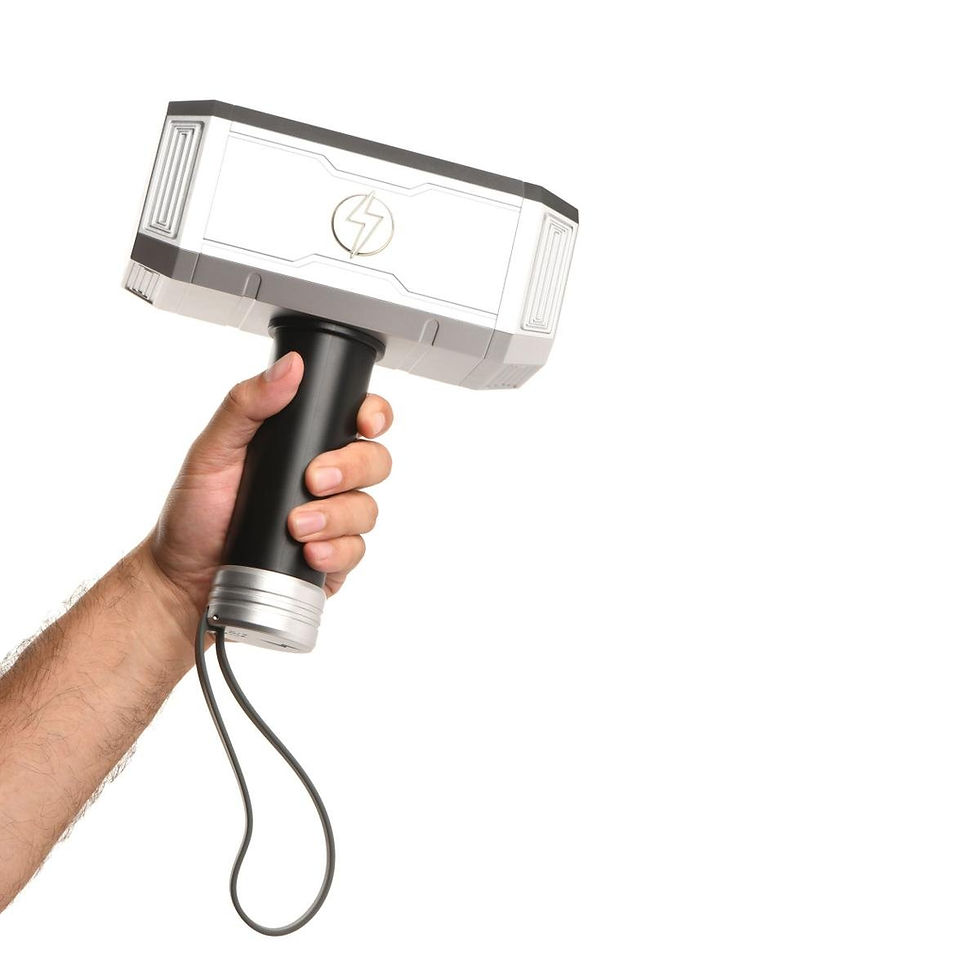 תמונה ממוזערת: XR Brands Thunder Suction Masturbator • פטיש הרעם: מאונן-על לפין עם כל השבאנג