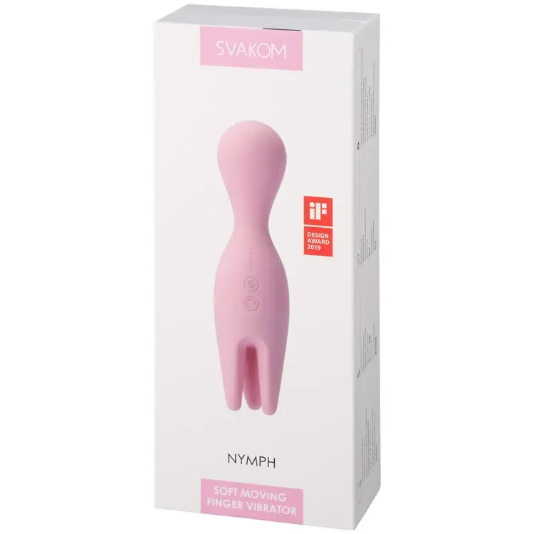 תמונה ממוזערת: Svakom Nymph Foreplay Vibrator •  סוואקום נימפה: ויברטור מעסה כללי לפורפליי ועוד