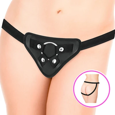 Delta Club Universal Harness • סדרת הבייסיק: רתמת סטראפ-און עם רצועות מתכווננות