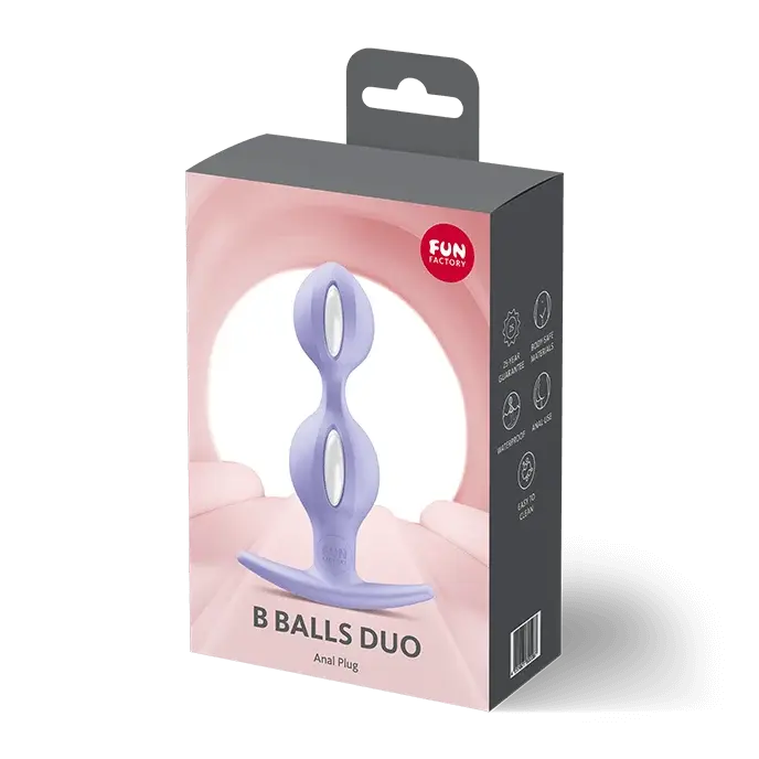 תמונה ממוזערת: Fun Factory B Balls Duo • פאן פקטורי בי בולס דואו: פלאג אנאלי שמשתקשק יחד איתך
