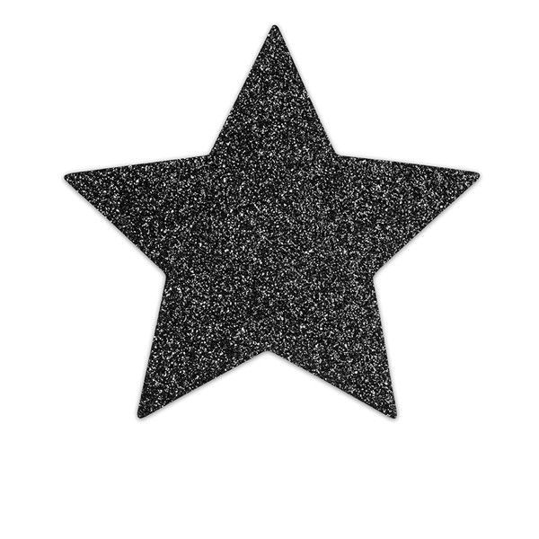 תמונה ממוזערת: Bijoux Nipple Covers - Star • ביז'ו: מדבקות מנצנצות לפטמות לשימוש חוזר - כוכב