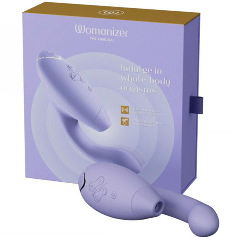 תמונה ממוזערת: Womanizer Duo 2 • וומנייזר דואו 2: ויברטור ארנב עם יניקה, להנאה מושלמת של גם וגם
