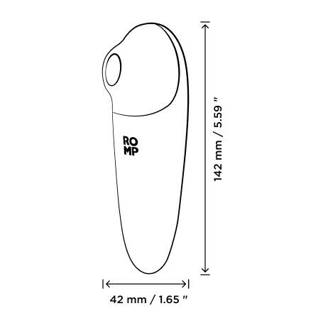 תמונה ממוזערת: ROMP Shine X Suction Stimulator • רומפ שיין אקס: ויברטור יניקה שמשמח גוף ונפש