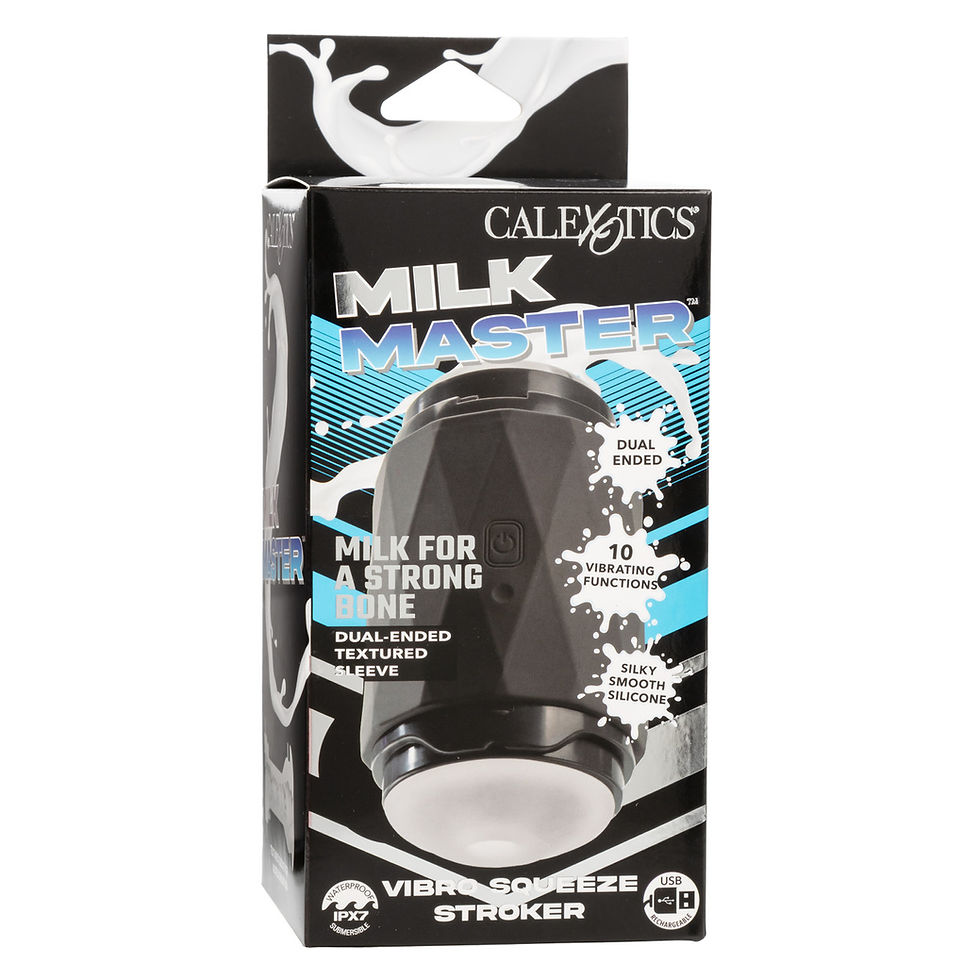 תמונה ממוזערת: CalEx Vibro Squeeze Stroker • קל-אקס ויברו סקוויז סטרוקר: רוטט, "חולב" ונלפת