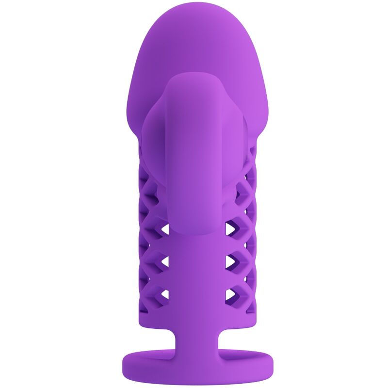 תמונה ממוזערת: Pretty Love Romance Extender 5" • פריטי לאב שרוול חלול עם רטט חיצוני, 12.8 ס"מ