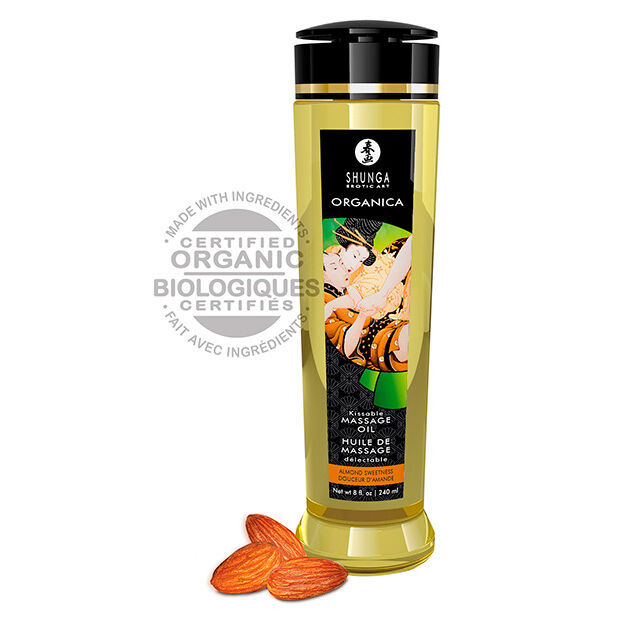 תמונה ממוזערת: Shunga ORGANIC Erotic Oil • שונגה שמן עיסוי אירוטי אורגני: 240 מ"ל (5 טעמים)