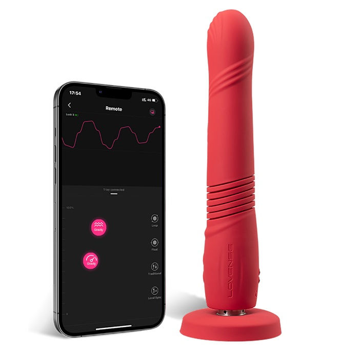 Lovense Gravity • לאבנס גרביטי: ויברטור "מפמפם" למעלה-למטה, עם אפליקציה